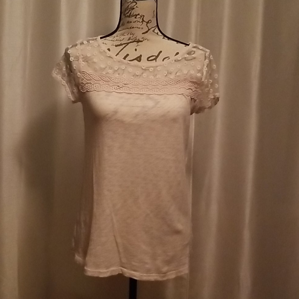 LC Lauren Conrad sheer top